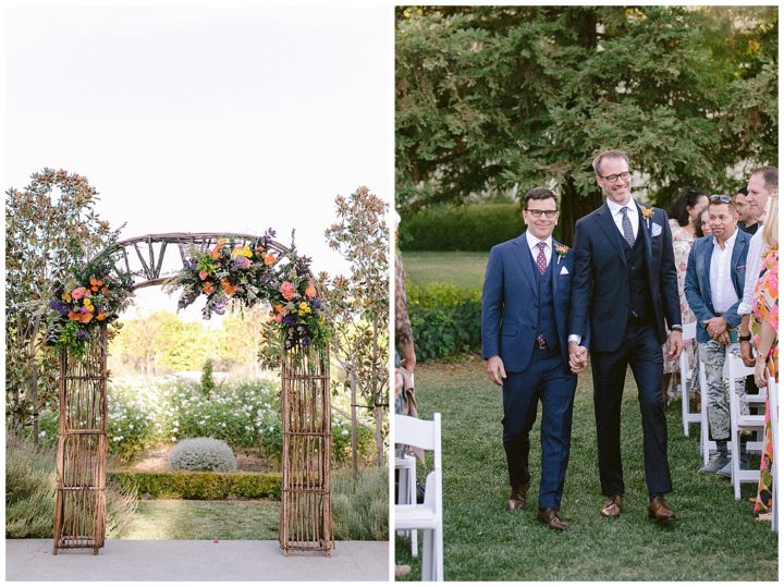 Fall Countryside wedding Two Grooms