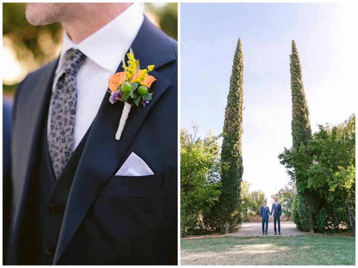 Fall Countryside wedding Two Grooms