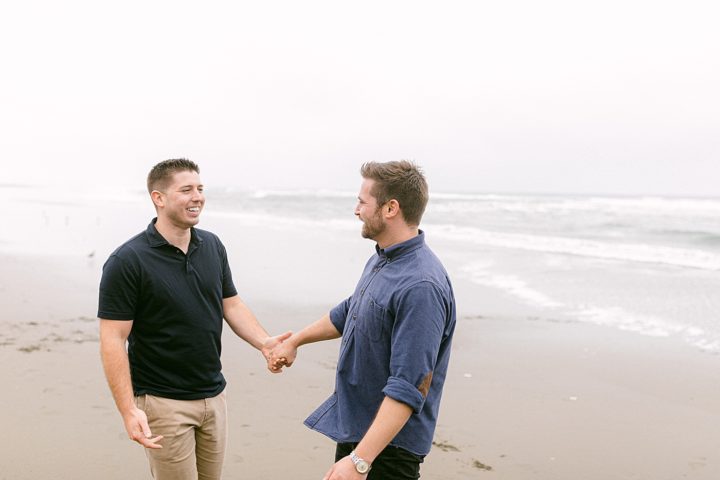 same-sex engagement photos in San Francisco