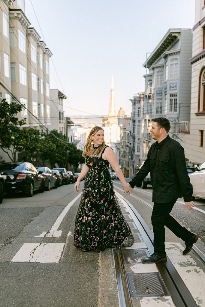 Russian Hill Engagement Photos in San Francisco