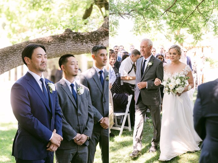 The Maples Woodland Wedding Photo