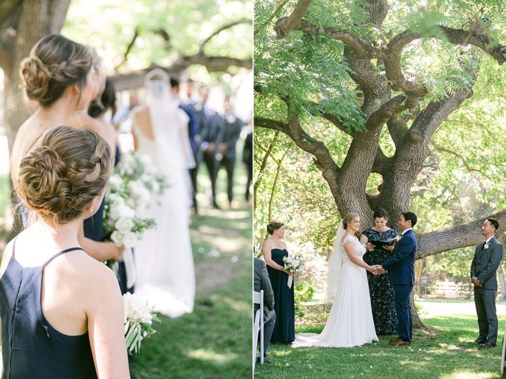 The Maples Woodland Wedding Photo
