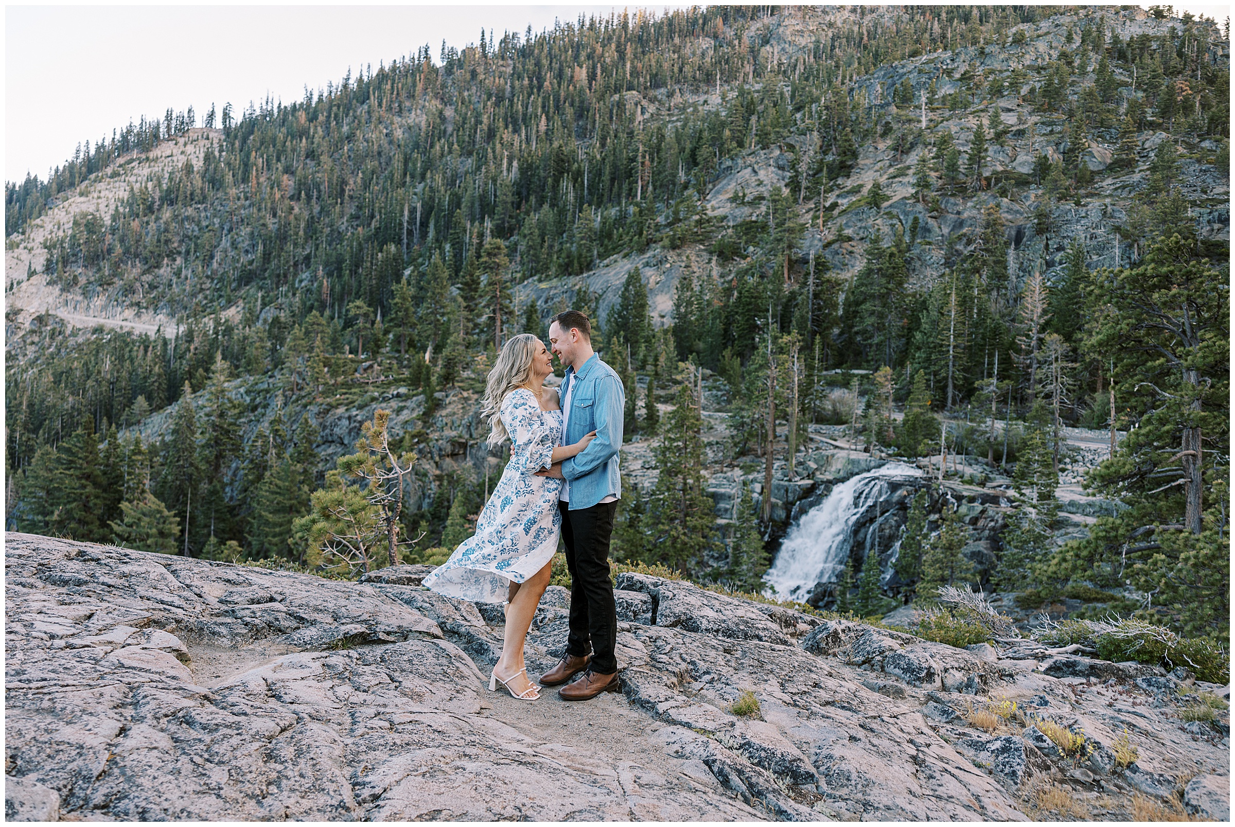Emerald Bay Tahoe Engagement Photo