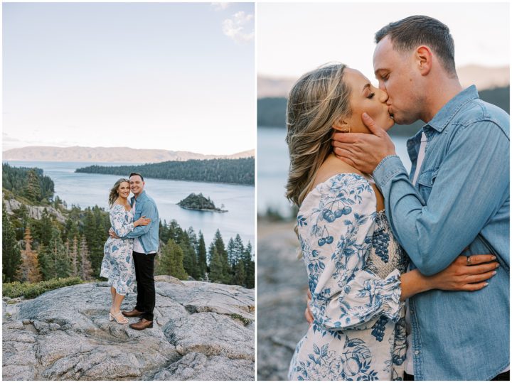 Emerald Bay Tahoe Engagement Photo