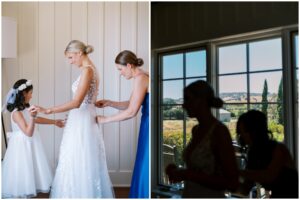 Bride Getting Ready Carneros Resort Napa Wedding Photo