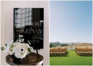 Carneros Resort Ceremony Location Napa Wedding Photo