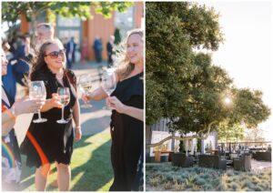 Carneros Resort Cocktail Hour Napa Wedding Photo